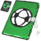 PartyKindom Fußball Pailletten Journal Notizbuch: wendbares Fußballmuster Tagebuch Schreiben Schule Reisen linierte Seiten Notizbuch mit Schloss und Schlüssel für Mädchen Jungen Sport Geschenk
