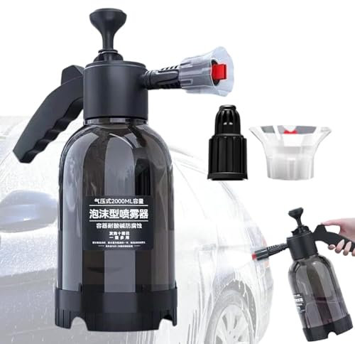 Pulverizador de Bomba Manual Con Botella a Presión de 2 Litros - Rociador de Agua de Mano Para Detalles de Automóviles