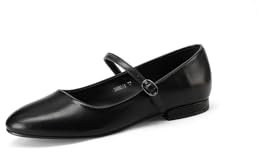 QUEEN HELENA Ballerine Scarpe Basse con Cinturino Casual Eleganti Donna ZM9848 (Nero, Sistema Taglie Calzature EU, Adulto, Donna, Numero, Media, 37)