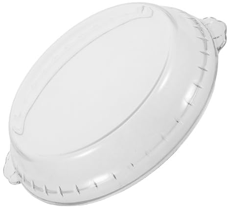 UKCOCO Microwave Safe Glass Cover Heat Resistant Lid for Baking Dishes Salad Plates Casseroles Easy to Clean Versatile Kitchen Essential for Steaming Preservation