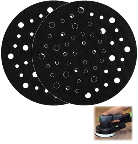 5 Stück Schutzauflagen für Schleifteller, Ø 150mm, 67-Loch, Kompatibel mit Klett-Schleifsystemen, Schont und Verlängert die Lebensdauer von Schleifmaschinen, Modell 8295610111 (2pcs-Ø 150mm 52-Loch)