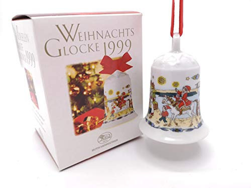 Hutschenreuther - Weihnachtsglocke 1999 - Glocke Porzellan - NEU - OVP - 1. Wahl - Porzellanglocke