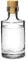 Galileo Flint Glass Bottle with Cork 7oz / 200ml - Set of 4 - Glass Bottle for Home Made Sloe Gin