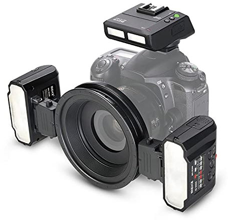 Meike MK MT24 luce flash macro doppia flashlite per fotocamere sony mirrorless