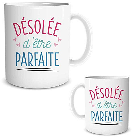 STC Tasse mug Désolée d'être Parfaite !