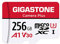 Gigastone - Tarjeta de Memoria (256 GB, cámara de Serie Plus, Velocidad de Lectura de hasta 100 MB/s. Ideal para Full HD vídeo Gopro Drone Cámara Android, A1 Tarjeta Micro SDXC con Mini Estuche y
