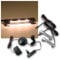 world-trading-net - LED Glasbodenbeleuchtung Clip-3D im 4er Set, Leuchtfarbe warmweiß, inklusive Netzteil