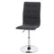 Mendler Esszimmerstuhl HWC-C41, Stuhl K�chenstuhl, h�henverstellbar drehbar, Stoff/Textil MVG-Zertifiziert - grau