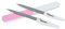 ZAMAHA UK® 2 Pcs Metal Nail Files and 1 Pc Nail Buffer-Reusable Dual Sided Nail Care Accessories-for Professional Pedicure & Manicure-Ergonomic Handle (Metal Nail File Buffer Set)