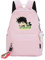 jiminhope Anime JoJo's Bizarre Adventure Rucksack Josuke Bag JOJO Rucksack Giorno Giovanna Daypack Kujo Jotaro Bookbag GioGio Schultasche 29,0 cm * 14,0 cm * 41,0 cm