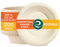 ECO SOUL Round 350ml(12oz) Bagasse Bowls, 10x Times Sturdy Than Paper Plates(Pack of 200), Disposable Tableware, 100% Compostable, Eco Friendly Alternative to Plastic Bowls, Microwavable