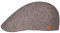 Mayser Paddy Stripes Flatcap Schirmmütze Schiebermütze Leinencap Herren - Made in The EU mit Schirm, Futter Sommer Frühling-Sommer - 58 cm beige