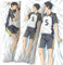 FLOATING Haiky-uu!! Anime Kissenbezug, Waschbar Sofakissen Dekokissen Bezüge, Gemütlich Soft Kissen Fall für Sofa Schlafzimmer Balkon-Multicolor 3||50 * 150cm