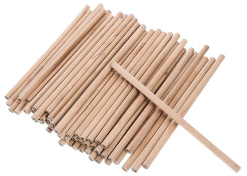 MAGICLULU 100st Holzbearbeitungsbleistift Baustift Zeichenstifte Aus Holz Bleistifte Aus Naturholz Holzstifte Ungespitzt Hausaufgabenstifte Buntstifte Student Protokoll Hölzern Schreibstift
