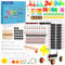 Sntieecr DC Motor Kit, 276PCS Electric Circuit Kits for Kids with Motors, LED Light, Vanes Propeller, AA Battery Holder, Plastic Gears, Electrical Engineering Kit for Education