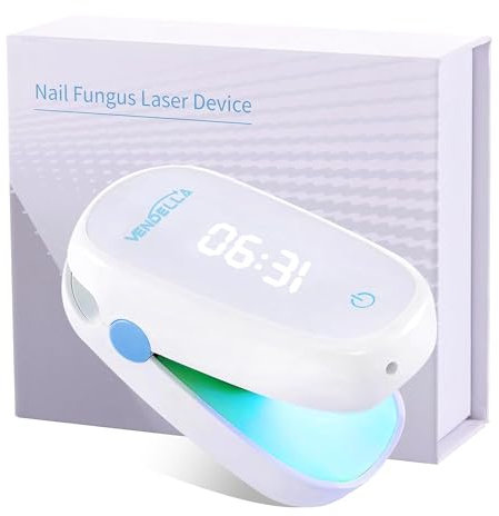 VENDELLA Nagelpilz Laser-Reinigungsgerät, fortschrittliche Phototherapie für Nägel und Zehen, Infrarot-blauer Laser, 910 nm, 470 nm für Zehen