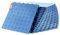 VEVOR Garagen-Bodenbeschläge, 305 x 305 x 13,4 mm, 25er-Set Industrieboden, rutschfeste doppelseitige Struktur-Garagenboden, für Garagen, Keller, Reparaturwerkstätten, Blau