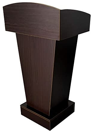 IUokLU Rednerpult-Podiumständer, Rednerpulte, Podien, Rednerpult, Taiwan, Zeremonielles Rednerpult, Empfangs- und Kundenpult für das Rednerpult der Kirchenschule/Braun/40x60x108cm