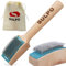 SULPO Cepillo para zapatos de baile con suela de piel cromada - Cepillo para aflojar la suela de piel de zapatos de baile - Cepillo de madera para zapatos de baile y con estuche (2)