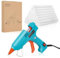 JONHFAD Pistolet à Colle Chaude 50W Hot glue gun, 60 bâtons glue stick 7mm Bâtons de Colle pour Pistolet le Artisanat pour Réparation, Artisanat, DIY, Maison, Bricolage, Bureau (Bleu)