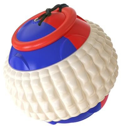 GREENADSCAPE Beißball Interaktives Katzenspielzeug Spielzeug Reinigen Zahnreinigungsspielzeug Hündchen Aggressive Kauer Dogman-Spielzeug Interessantes Molares Spielzeug Hund Holen Abs Blue