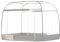 Pop-Up-Moskitonetz, Betthimmel, faltbar, Bettzelt, Netze, großer Anti-Moskitonetz, Camping-Vorhang mit Boden für Bettboden, Camping, Reisen, einfacher Aufbau, 1,8 x 2 m (Grau)