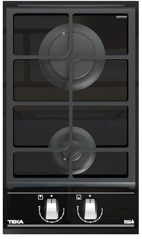 Teka 112570166, Gaskochfeld, 30 cm GZC 32300 XBC BK (E4), Black/ceramic glass