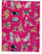 Walniverse Schal Damen Frühling – Seidig & Bunt mit Verspieltem Hundmotiv – Dünner, Leichter Halstuch, 180x90cm (rot)