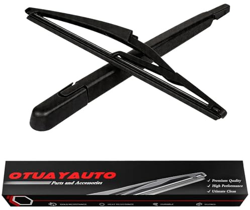 OTUAYAUTO Scheibenwischer Hinten Wischerarm mit Wischerblätter,Länge: 300mm | Heckscheibenwischer kompatibel mit Nissan Qashqai 2007–2013