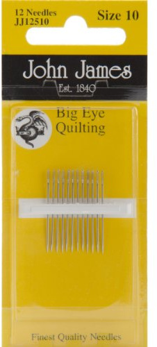 Colonial Needle Big Eye Quilting Hand Needles-Size 10 12/Pkg
