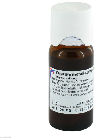 CUPRUM METALLICUM praep.0,4% ölige Einreibu 40 g