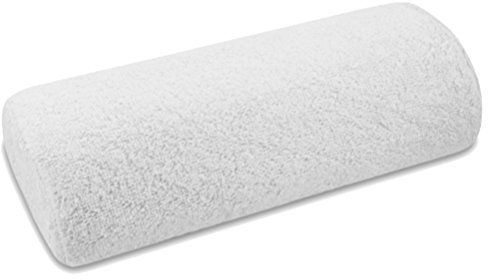 NAILFUN Handauflage Stoffbezug Frottee weiß - Handablage Bezug abnehmbar und waschbar