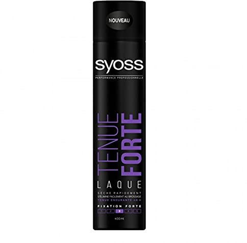 SYOSS Laque Tenue Forte Fixation Forte 400ml (lot de 4)