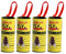 starnearby 4pcs Fliegenfänger Leimrollen Fliegenfalle Rollen,Insektenfänger, Fruchtfliegenfalle für drinnen draußen Fliegende Insekten Motten Mücken Kontrolle