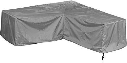 loungemöbel Abdeckung L-Form Benutzerdefinierte Größe Schutzhülle Abdeckplane für Eck-Loungegruppe Loungemöbel Verwenden Sie Vinylgewebe