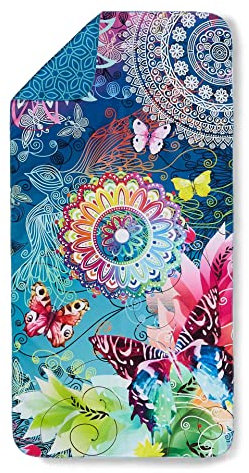 HIP Microfaser Strandhandtücher 2 Größen 50 x 100 cm PARADA grün