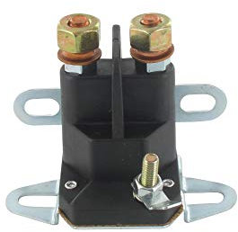 GREENSTAR - Relais De Démarreur - Pour Al-Ko, Ariens, AYP, Briggs & Stratton, Gutbrod, Husqvarna, MTD, Murray, Noma, Snapper, Stiga, Toro, Troy Bilt, Viking - 3 Bornes Fixations Latérales Inférieures