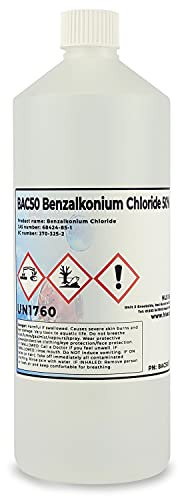 BAC50 Benzalkonium Chloride 50% Algaecide Bactericide & Fungicide 1L