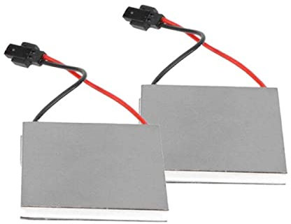 ZYWUOY Ofenventilator-Generator, 2 Stück, wärmebetriebener Kaminventilator-Motor, Ersatzofenventilator, thermoelektrischer Stromgenerator für Zuhause, Herd, Brenner, Ventilator, Holzbrenner, 40 x 40