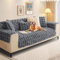 Kaninchen Plüsch Sofabezug L Form 1/2/3/4 Sitzer Sofa Überzug Ecksofa U Form, Neue Universelle rutschfeste Sofaschoner, Superweiche SofaÜberwurf aus Kunstpelz für Wohnzimmer(Grau, 70 * 210 cm)