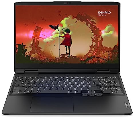 Lenovo IdeaPad Gaming 3 15ARH7 - Ordinateur Portable 15.6'' FHD 120Hz (AMD Ryzen 5 7535HS, RAM 16Go, SSD 512Go, NVIDIA RTX 4050 6Go, sans système d'exploitation) Clavier rétroéclairé AZERTY FR - Gris