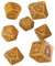 Q WORKSHOP Harry Potter pack dés Grifondoro moderno set di dadi - oro (7)