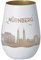 Goodtimes Windlicht Nürnberg Skyline (Weiß & Gold)