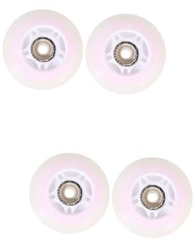 Unomor 4 PU blinkende Zubehör für Rollschuhe Schlittschuhe zubehör Rollschuh Zubehör Rollschuhräder für den Außenbereich leuchtendes Zubehör Flash-Rad Rad Riemenscheibe