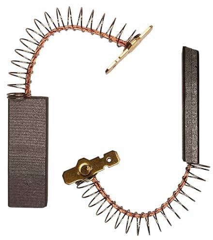 Balais de charbon pour machine à laver Bosch WOK 2430, WOK 2431, WOK 2471