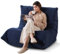 Moderne Sofas, Erwachsene Bohnenbeutel auf dem Boden Sofa, super weich Speicher Schwammsofa, Togo Sofa Stuhl, Wohnzimmer Möbel, geeignet für Schlafzimmer, Balkon Schlafsaal Kaminstuhl (blau)