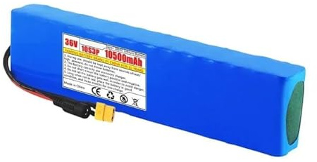 Batteria Per Bicicletta Elettrica Da 36V 10.5AH 10S3P Batteria Impermeabile Agli Ioni Di Litio Per Monopattino Batteria Ad Alta Capacità Batteria Ricaricabile T