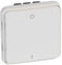 Legrand 070727 Interrupteur Bipolaire Étanche Plexo Composable, 10AX, 250V, Blanc Artic Antimicrobien