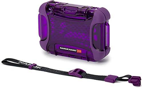 Nanuk 310-0013 Nano Series Waterproof Small Hard Case for Phones, Cameras and Electronics (Purple)