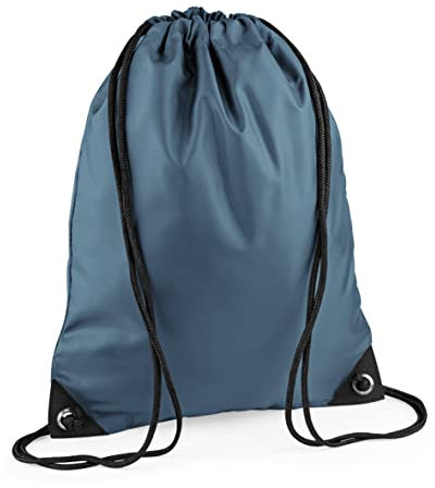 BagBase Unisex BG010ABLU Premium Gymsac Bag, AirforceBlue, Medium